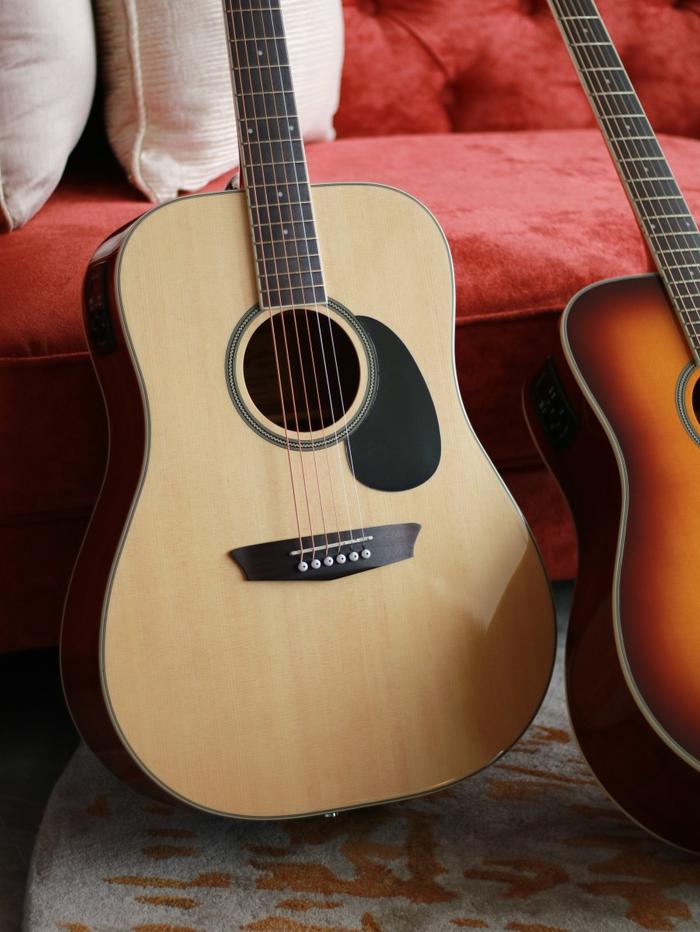 Gambar JS Guitars JD100E Dreadnought Acoustic Guitar - Natural dari JS GUITARS STORE undefined Tokopedia