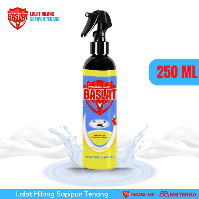Gambar Baslat Pembasmi lalat dan kutu sapi kuda babi kerbau dan kambing mengeringkan luka sapi -BISTERNA - 250ml dari kasih sayang hewan undefined Tokopedia