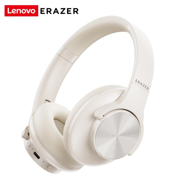 Gambar Lenovo ERAZER G50 Headphone Nirkabel Bluetooth 5.4 Headset Ikat Kepala Peredam Kebisingan Earphone Olahraga - Krem dari ERAZER Audio Shop undefined Tokopedia