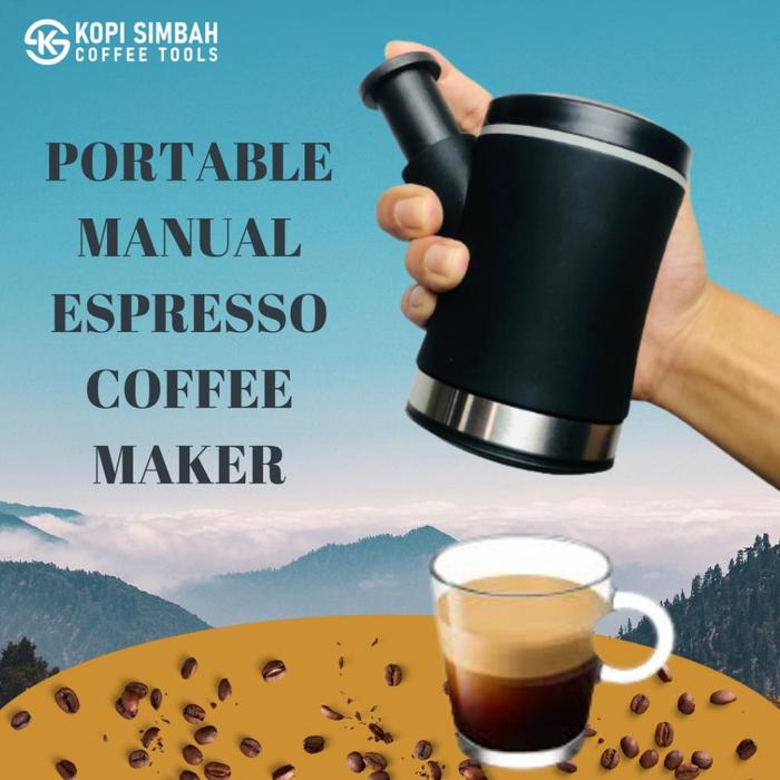 Gambar Rockwood Portable Manual Espresso Coffee Maker Alat Seduh Pembuat Kopi Expreso Manualbrew MiniPresso dari KOLEKSI COOK undefined Tokopedia
