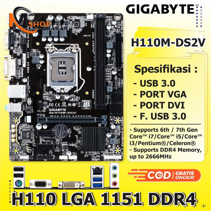 Foxin Ddr4 H110 Motherboard Supported Ram Mainboard Motherboard