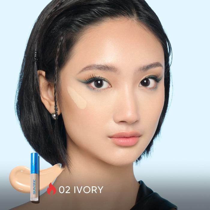Gambar SKINTIFIC Cover Perfect Serum Concealer 5ml Undetectable Layer Effect Seamless Blend Radiant & Define - 02 IVORY dari Skintific Official Store undefined Tokopedia