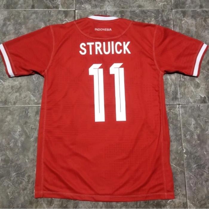 Gambar JERSEY BAJU BOLA TIMNAS INDONESIA HOME 2025 + NAMESET GRADE ORI - +NAMESET SAJA, S dari SAMASTA 7 undefined Tokopedia