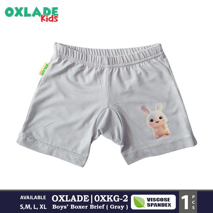 Gambar OXLADE Celana Dalam Anak Boxer Perempuan (Isi 2pcs) "CHICA" OXKG-2 Kids - 1pc - Abu Muda, S (1-3 Tahun) dari Oxlade Underwear undefined Tokopedia