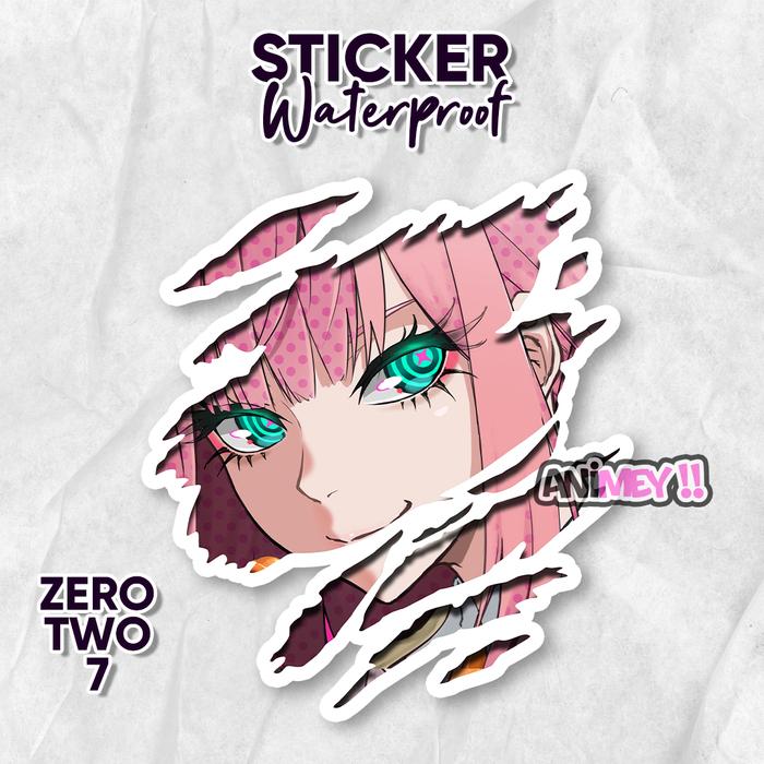 Gambar Stiker Scratch Zero Two / Sticker Anime Waterproof - 7, BIG dari ANIMEY hobbies undefined Tokopedia