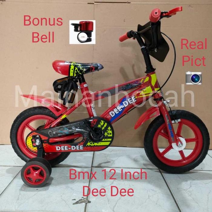 Gambar Termurah !!! TERMURAH SEPEDA 12 Dee Dee Sepeda BMX 12 DeeDee Inch Sepeda Anak Dee Dee Joss - dee dee merah dari KUY KUYY undefined Tokopedia