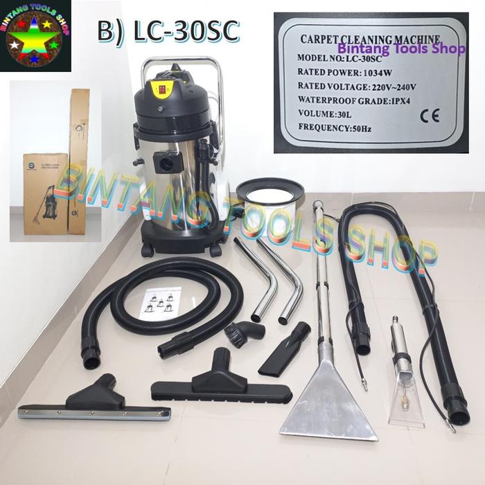 Gambar Vacuum Spray Extraction LC-30SC Extractor 30Liter Carpet Cleaner - B) LC-30SC dari BINTANG TOOLS SHOP undefined Tokopedia