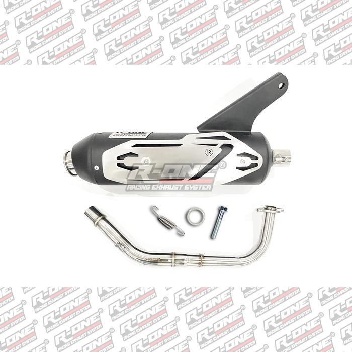 Gambar R One Racing Muffler V2 STD Full Package khusus untuk Honda Series - VARIO 110TECHNO dari R ONE RACING STORE undefined Tokopedia