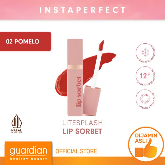 Gambar Instaperfect Litesplash Lip Sorbet 02 Pomelo 4.2Gr - Ringan, Vegan, Stain dari Guardian Official Store undefined Tokopedia
