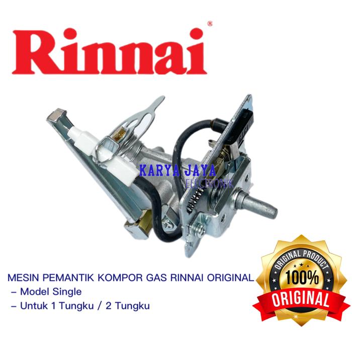 Gambar Pemantik Kompor Gas Rinnai Original Model Single / Mesin Pemantik Rinnai 1 Tungku / 2 Tungku dari Karya Jaya Elektronik undefined Tokopedia
