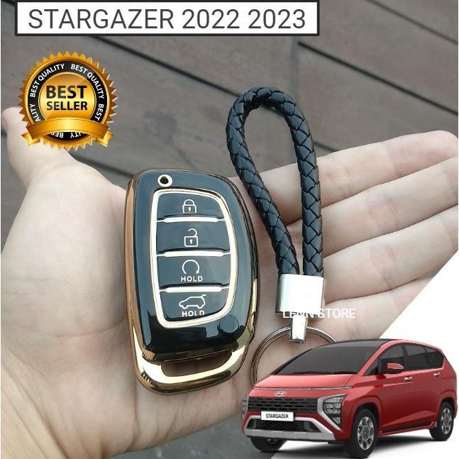 Gambar Cover Sarung Kunci Remote Silikon Hyundai Stargazer 2022 2023 - Hitam dari Zaffa Makmur undefined Tokopedia