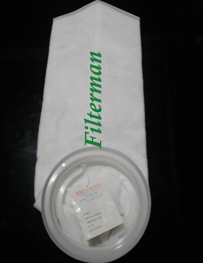 Gambar Kantong Kain Saringan Air Cat Tinta Minyak Solvent Fluid Ink Paint Oil Water Filter Bag GAF 4" - 5" - D.4" L18" SB150 dari Filterman undefined 5 Tokopedia