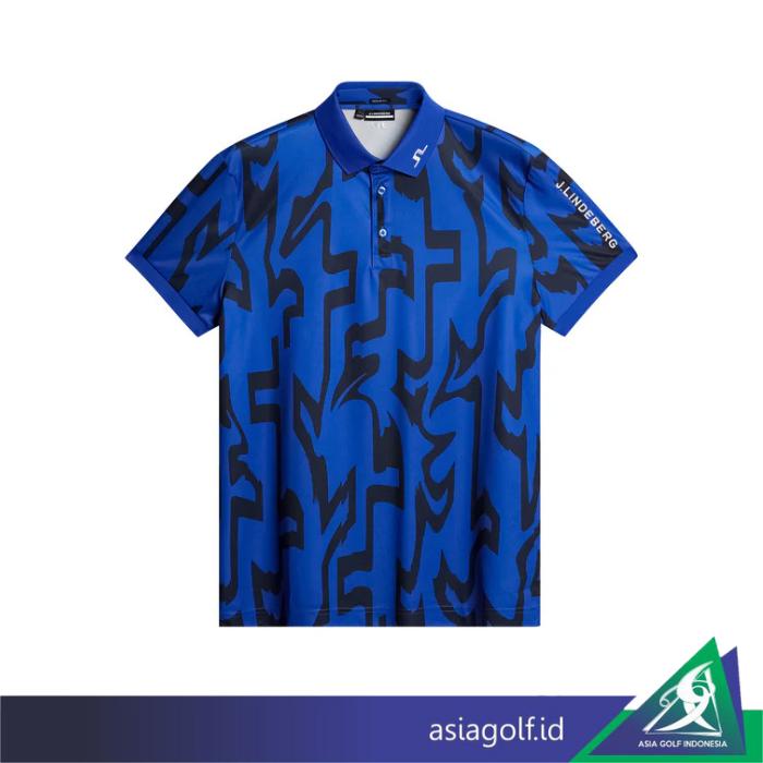 Gambar T Shirt Golf J Lindeberg Tour Tech RF | Golf | Kaos Golf - Blue, S dari Asia Golf Indonesia undefined Tokopedia
