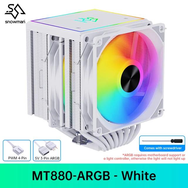 Jual SNOWMAN MT880 (8 Heatpipes) Dual Tower CPU Cooler HSF AMD AM4/AM5 ...