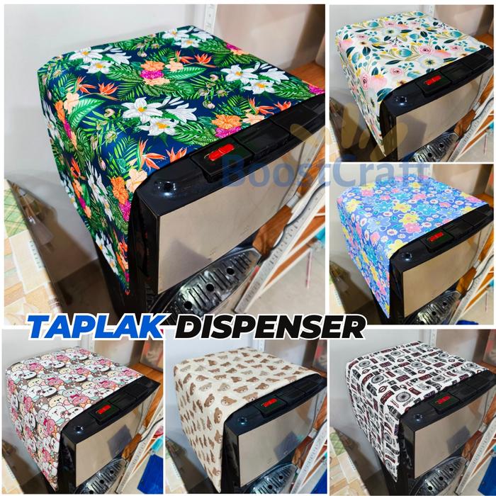 Gambar Taplak Dispenser / Cover Dispenser Galon Bawah Bahan Katun - Motif Bunga2 dari Effortt undefined Tokopedia