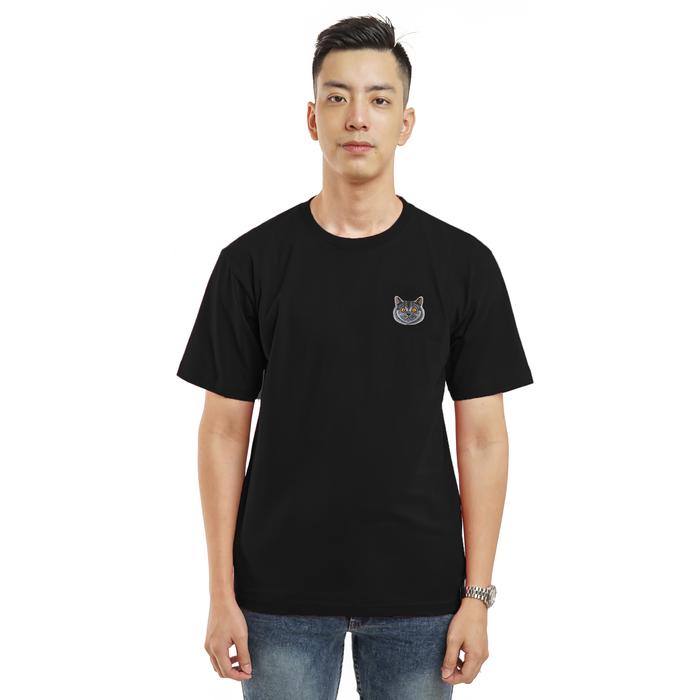 Gambar Kaos Bordir BRITISH SHORTHAIR BSH 2.0 by A Cup of Tee - 100% Katun Combed T-Shirt 20s baju kucing - Hitam, XS dari A Cup of Tee undefined Tokopedia