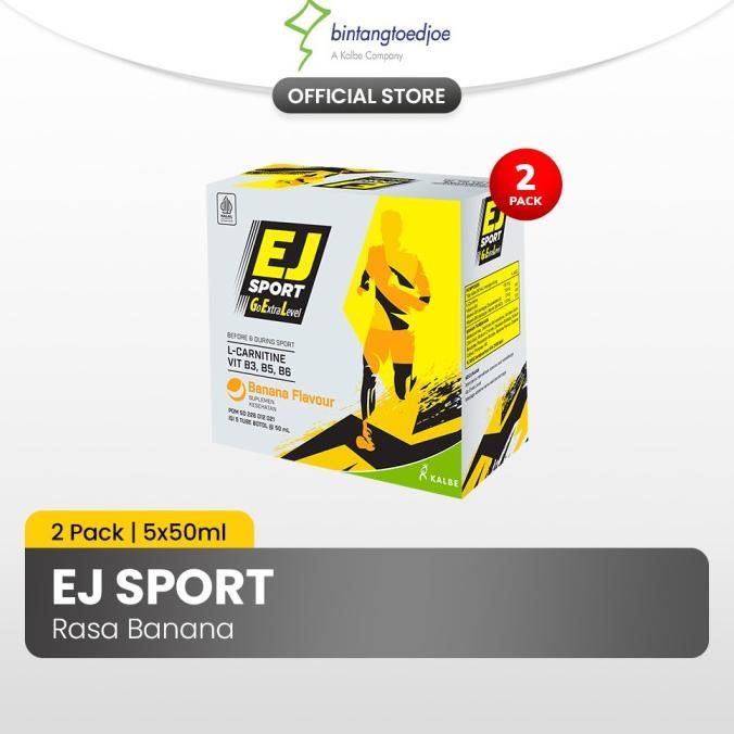 Gambar EJ Sport Banana 2 Pack - Energy Gel - No Free dari Kios Hanifah Market undefined Tokopedia