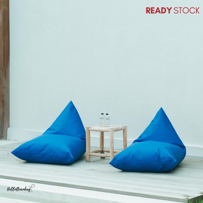 Gambar BEAN BAG DEWASA Plus Isi Siap Pakai - BEANBAG Kursi Santai Size Medium - Biru dari Hello Beanbag undefined Tokopedia