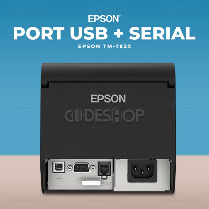Gambar Epson TMT82X LAN Printer Thermal-Printer Kasir - USB+Serial dari CODESHOP JAKARTA undefined Tokopedia