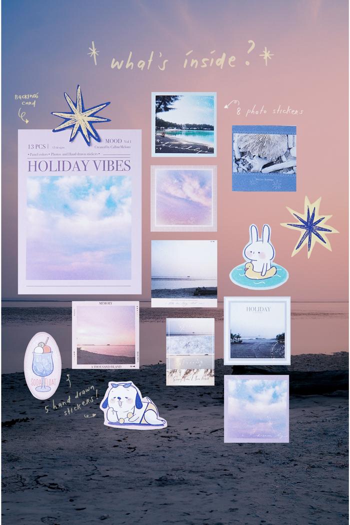 Gambar MOOD STICKER / bullet journal / sticker pack/ HOLIDAY STICKER - Vol A & B - VOL A dari CallmeMelons undefined Tokopedia