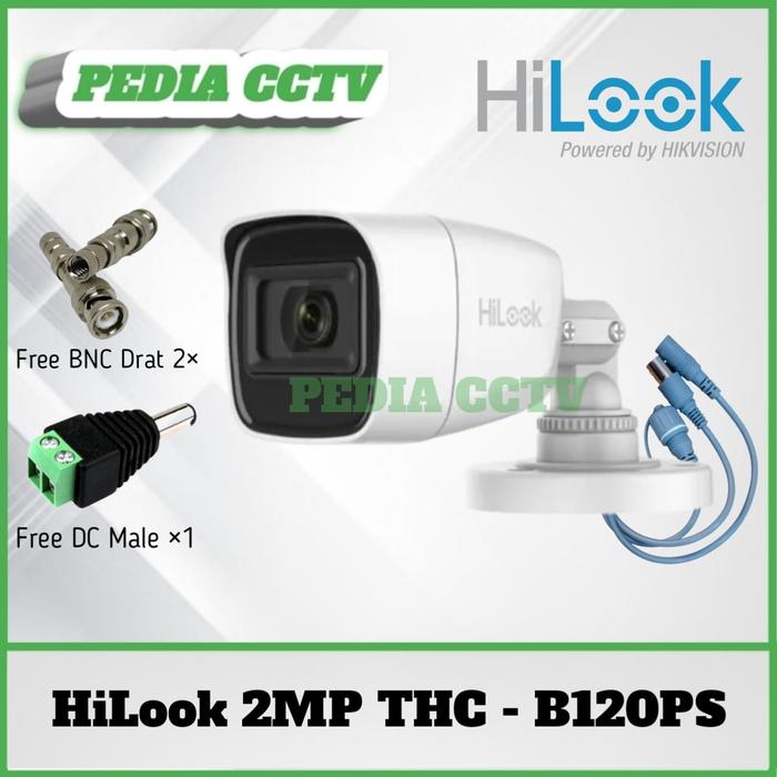 HILOOK THC-B120PS CAMERA OUTDOOR HILOOK 1080P 2MP Built-in Mic di Pedia  Cctv Tokopedia