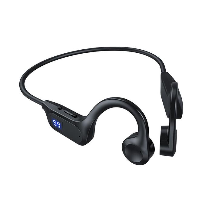 Gambar Bone Conduction Headset Bluetooth Open Ear TWS Earphone Olahraga Wireless Headphone X7 High Quality - Hitam dari BreakBox Store undefined Tokopedia