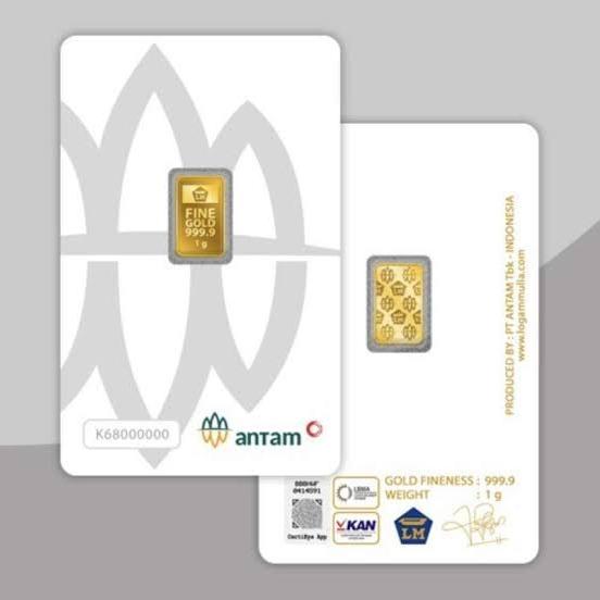 Gambar LOGAM MULIA EMAS 1gr/ gram ANTAM dari Safe And Trust undefined Tokopedia