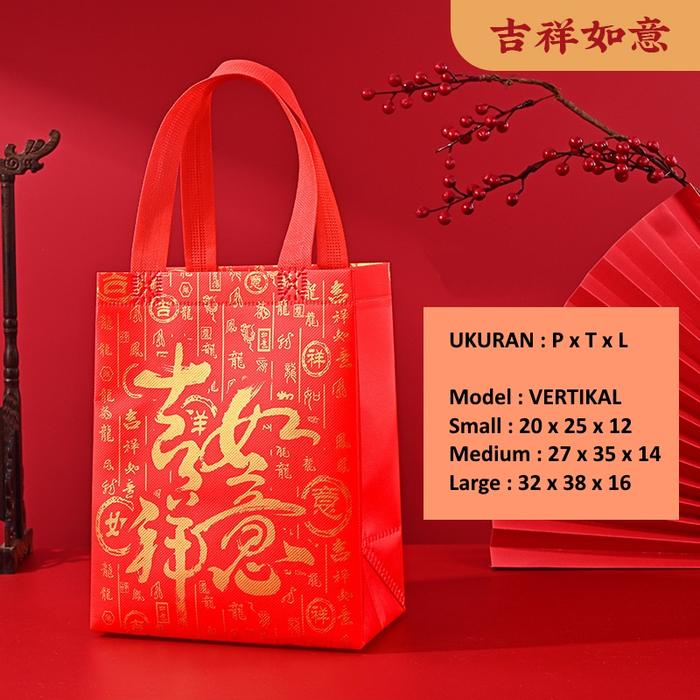 Gambar Tas Tenteng Merah Imlek Chinese New Year - Tas Bingkisan Imlek - Tas Hampers Imlek - Tas Parsel Imlek - IM3, L - Large dari Inspirasikeluarga undefined Tokopedia