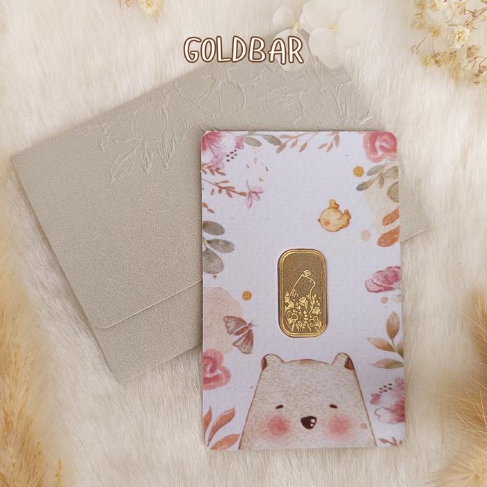 Gambar Wonderful Wish x Big Bear and Bird Gold 24K “Wishful Wonders Collection” - GoldBar, 1 Gram dari wonderful wish undefined Tokopedia
