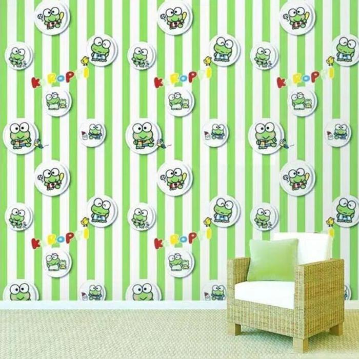 Gambar BESTSELLER WALLPAPER DINDING KAMAR TIDUR 10 M 10 METER 45 CM X 10 M STIKER DINDING KAMAR TIDUR STICKER DINDING WALLPAPER WALPAPER WALLPEPER STIKER STICKER DEKORASI DINDING MOTIF KARAKTER ANAK - KEROPPI GARIS dari Chika trendy undefined Tokopedia