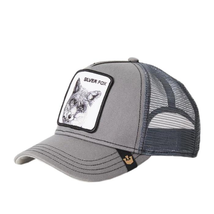 Jual Original Goorin Bros The Cock Truckers Hat Cap Silver Fox
