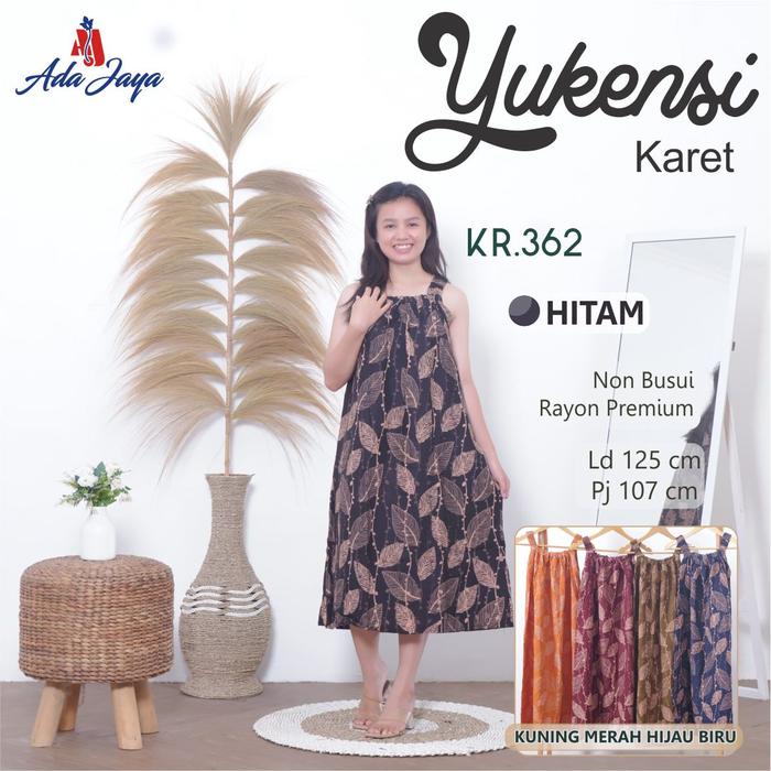 Gambar Daster Batik Ony Model Yukensi Karet Kualitas Premium Harga Termurah - KR.362 dari Batik AdaOny undefined Tokopedia