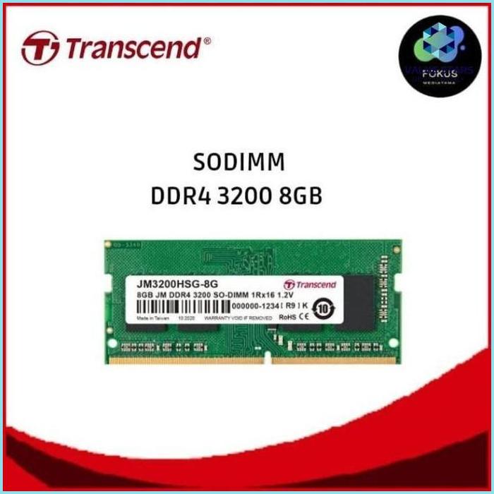 Jual VS- Transcend DDR4 3200MHz SO-DIMM JETRAM RAM LAPTOP 4GB