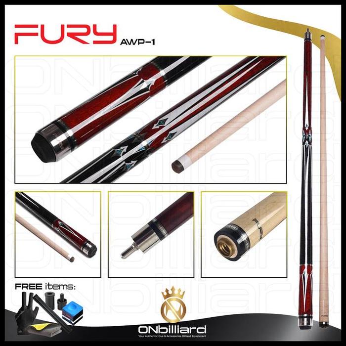 Gambar Stick Billiard Fury Awp Series Awp-1 Awp-2 Cue / Stik Billiar Fury Awp Best Seller - AWP-1 dari Sumber Cerdas undefined Tokopedia