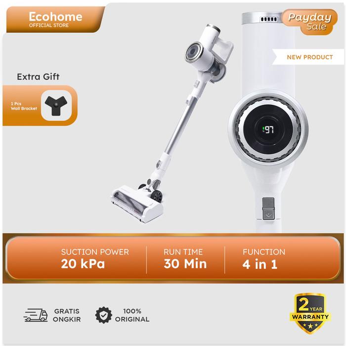 Gambar Ecohome Vacuum Cleaner EVC-999 Penghisap Debu Cordless Multifungsi Portable Low Noise - Absolute Grey dari Multi Product Official Store undefined Tokopedia