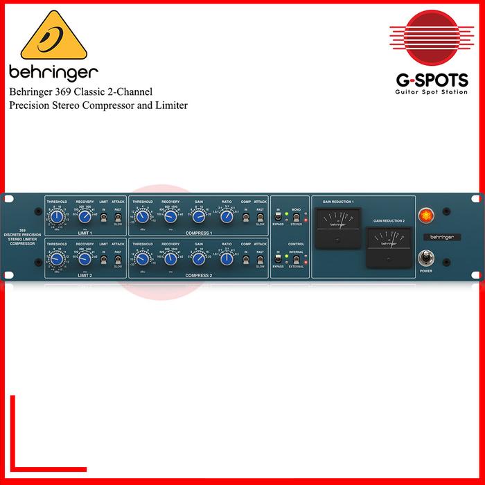 Behringer 369 Precision StereoCompressor Behringer announces 369