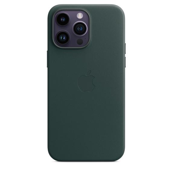 Gambar Apple iPhone 14 Pro Max Leather Case with MagSafe ORIGINAL - FOREST GREEN dari Prince Gadget Indonesia undefined Tokopedia