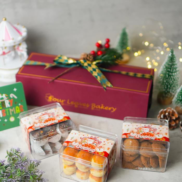 Gambar Hampers Christmas Parcel Natal by po sesuai tanggal pengiriman - Exclusive B178 dari Four Leaves bakery and cake undefined Tokopedia