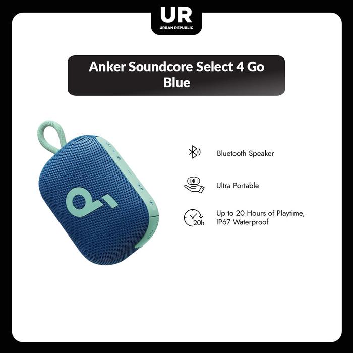 Gambar Anker Soundcore Select 4 Go - Blue dari Urban Republic Official Store undefined Tokopedia
