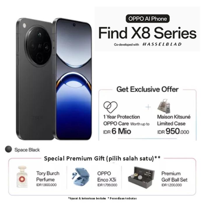 Gambar OPPO Find X8 Pro 5G 16/512GB Garansi Resmi Oppo Indonesia - Space Black dari Toko Om Sugi undefined Tokopedia