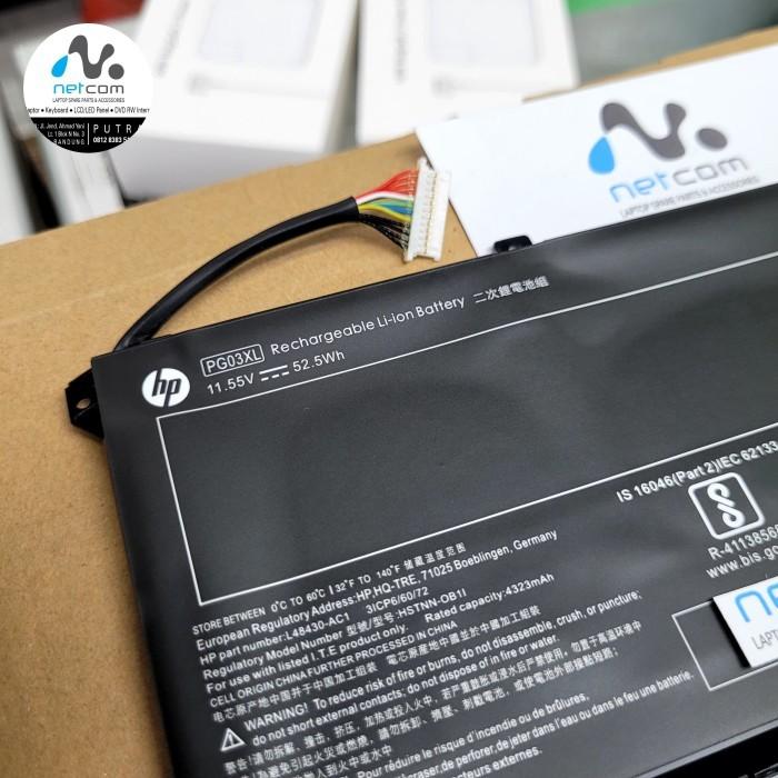 Gambar Baterai Laptop HP Pavilion Gaming 15-DK1064TX ( TYPE - PG03XL ) NEW dari NET COM Sparepart undefined Tokopedia