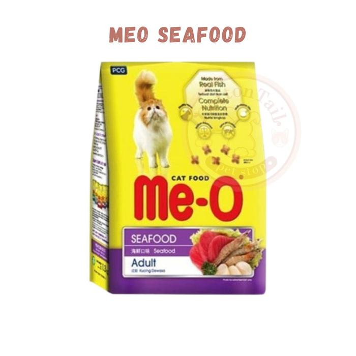 Gambar Me-O DRY Cat Food FRESH PACK Adult 1.2kg & Kitten 1.1kg-MEO All Varian - SEAFOOD dari FOR FUN SHOP undefined Tokopedia