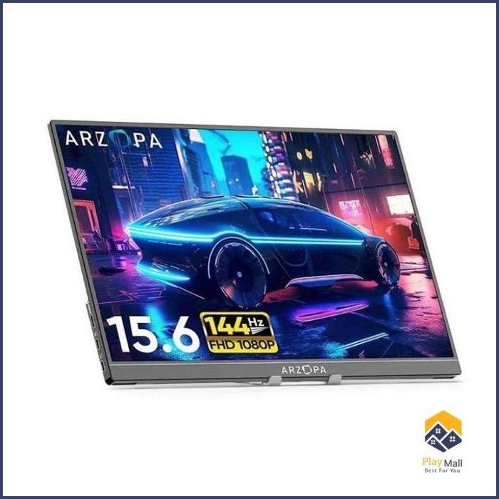 Gambar Play- Portable gaming monitor 144 hz ARZOPA 15.6' 144Hz 1080P FHD Portable Gaming Monitor HDR External Second Screen for Switch, Xbox, PS5,Laptop,PC,Mac, - 16 inch 2k dari Playmal Shop undefined Tokopedia