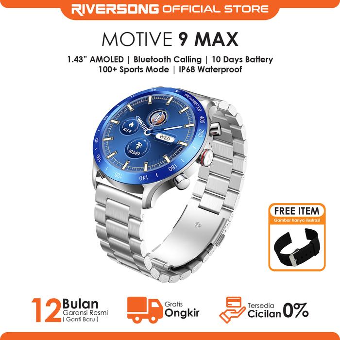 Promo Riversong Motive MAX Smartwatch AMOLED Display