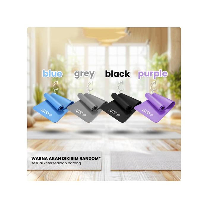 Gambar Goto Zen NBR Yoga Mat 8mm Matras Anti Slip Olahraga Poundfit Tebal - RANDOM dari Livyo Shop undefined Tokopedia