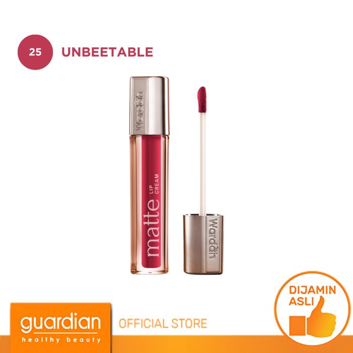 Gambar Wardah Exclusive Matte Lip Cream 25 Unbeetable 4Gr dari Guardian Official Store undefined Tokopedia