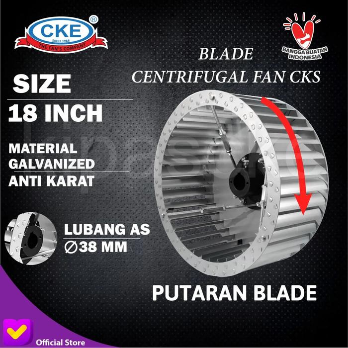 Gambar Blade Blower 18" Baling blower Centrifugal Fan Wheel sirocco (Kanan) dari SumberSuksesShop undefined Tokopedia