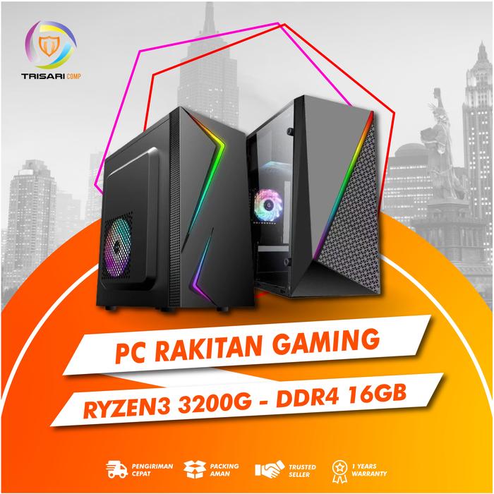 Gambar PC RAKITAN GAMING AMD RYZEN 3 3200G / 8 GB / 500GB / SIAP PUBG dari TRISARI COMP undefined Tokopedia