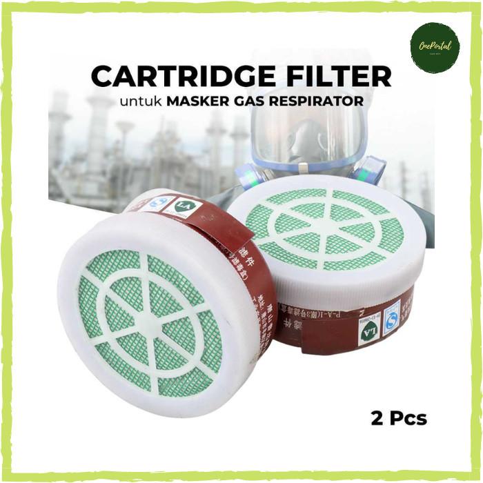 Jual Masker Gas Respirator Full Face / Masker Cat Safety Industri Mask