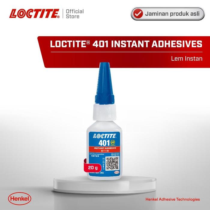 Gambar LOCTITE 401 t Adhesives Surface Insensitive 20 gram - 401 dari GERUA SHOP undefined Tokopedia
